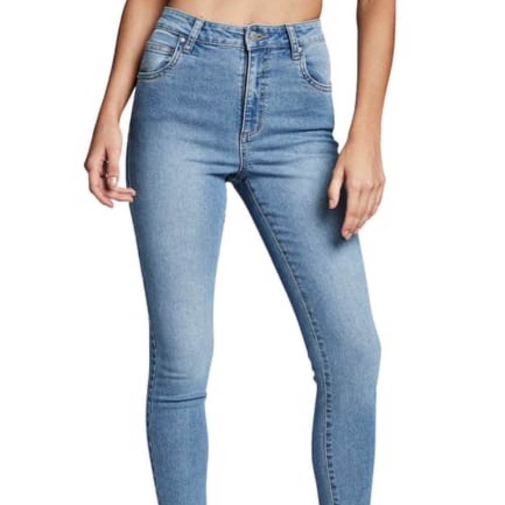 Cotton On - High Rise Cropped Skinny Jeans